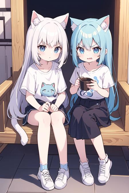 00674-2681489027-(masterpiece_ 1.5), (best quality ), (kawaii girl_ 1.5), (blue cat ears), (blue cat tail), (blue cat eyes), blue hair, long hair.png